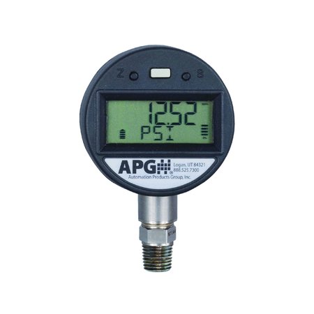 APG Digital Pressure Gauge, Range 0-30 PSI PG5-30.00-PSIG-F0-L0-E0-P0-N0-B0